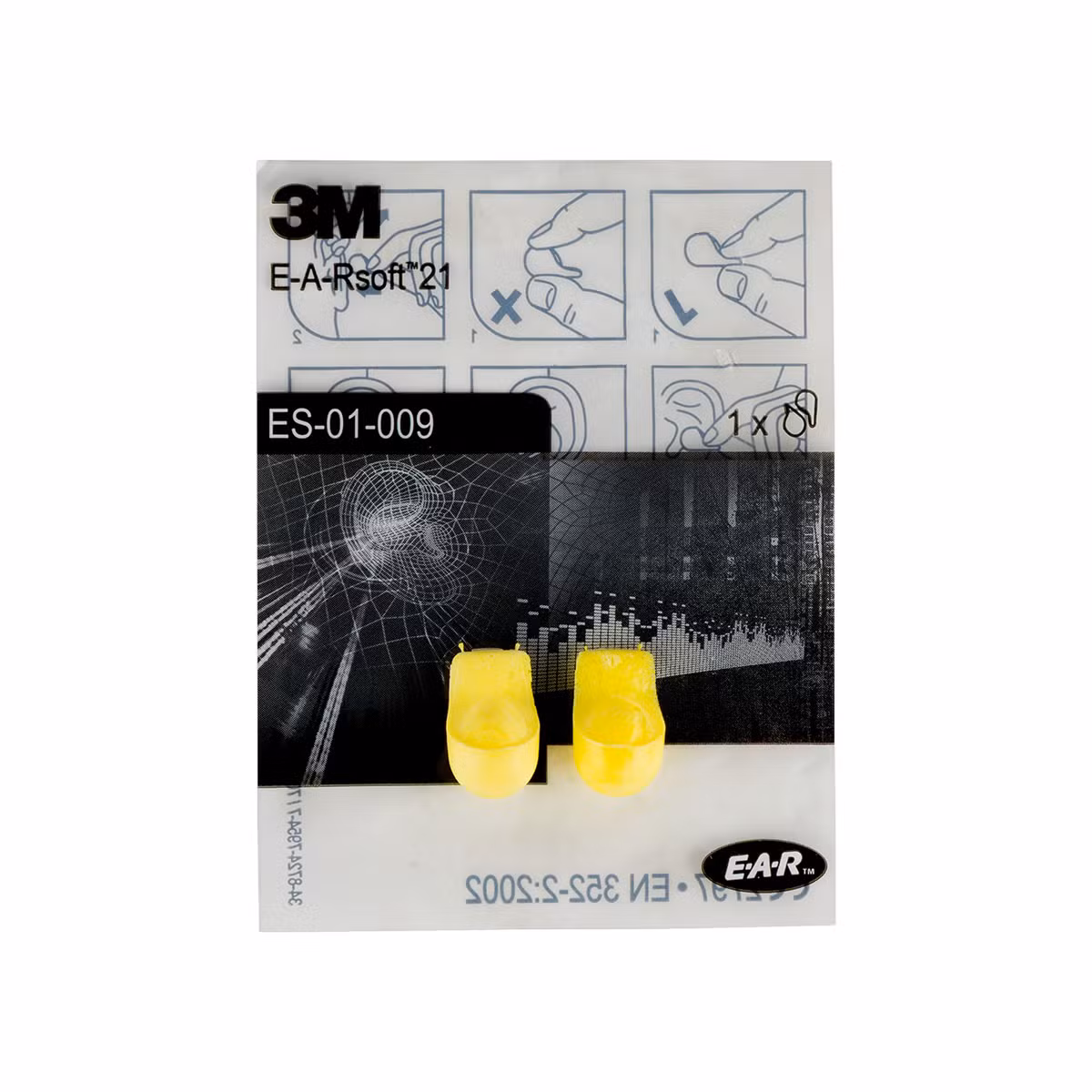 Wkładki przeciwhałasowe ES-01-009 3M™ E-A-Rsoft™ 21 PARA