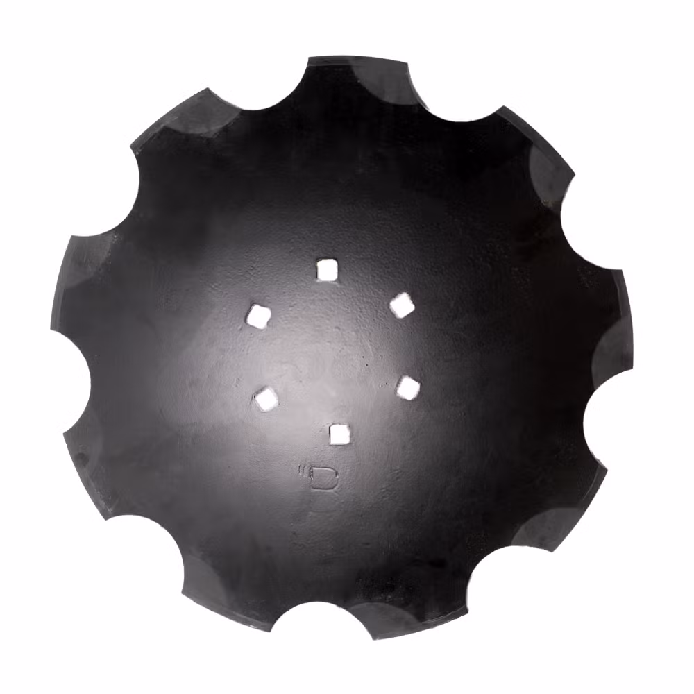 Talerz uzębiony 460 mm x 3,5 mm, 6 otwórów, Z-9, stal węglowa