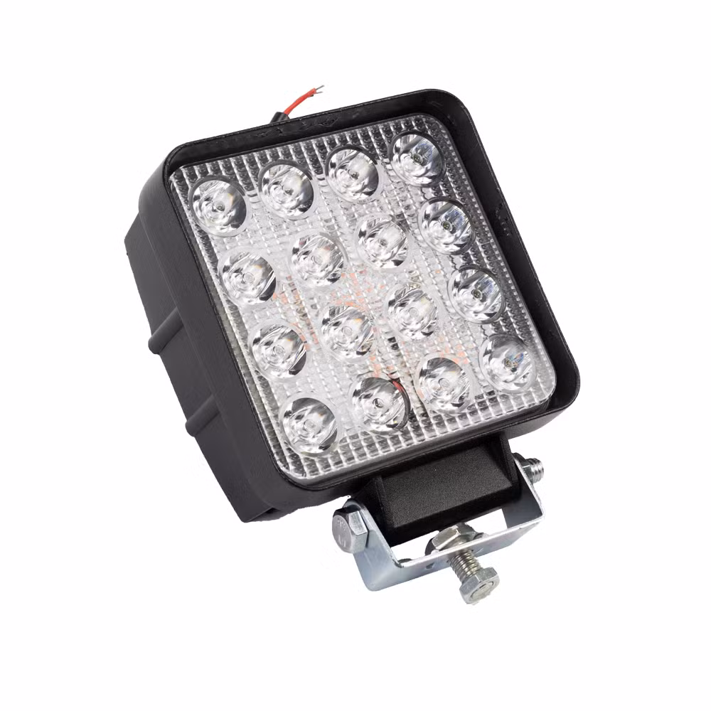 Lampa robocza 16 led, 48 W, 3070 LM kwadratowa 107x107x58 mm Lampa robocza 16 led, 48 W, 3070 LM kwadratowa 107x107x58 mm