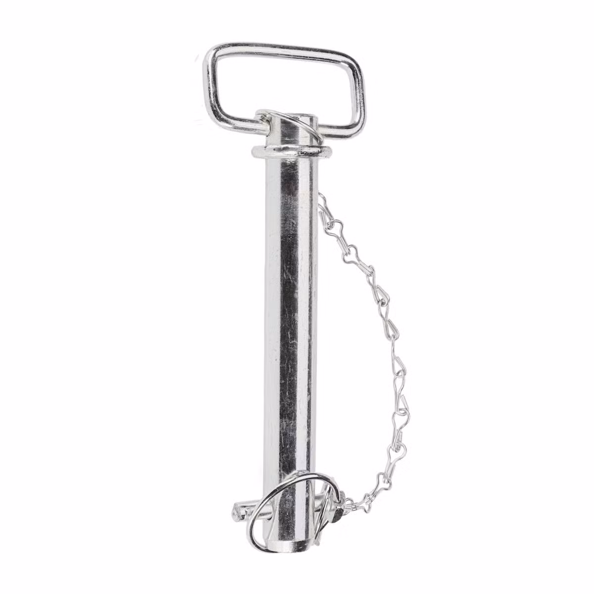 Sworzeń zaczepu z łańcuszkiem i zawleczką 25x165 mm Sworzeń zaczepu z łańcuszkiem i zawleczką 25x165 mm