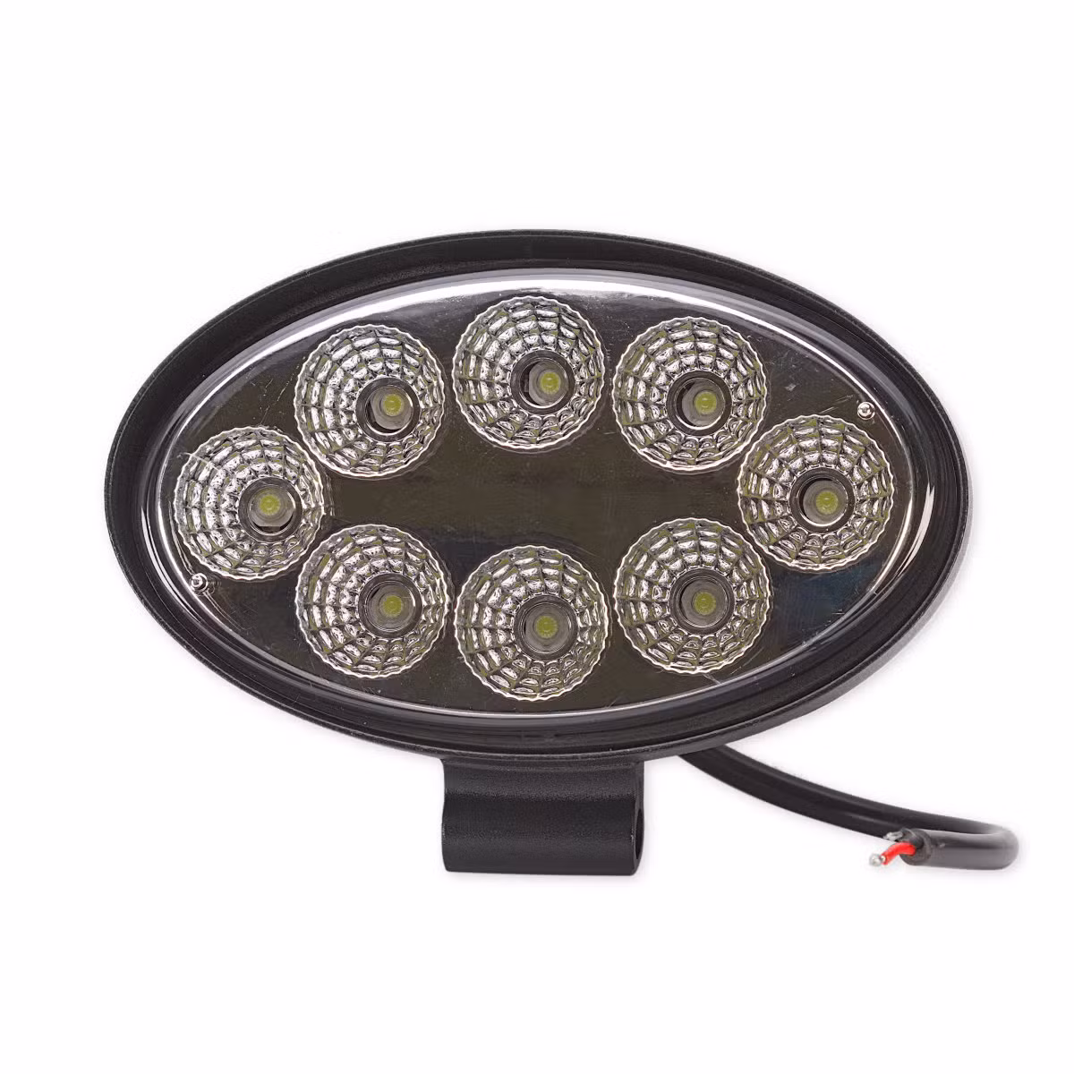 Lampa robocza 48 led, 24 W, 1000 LM, owalna 140x85x55 mm