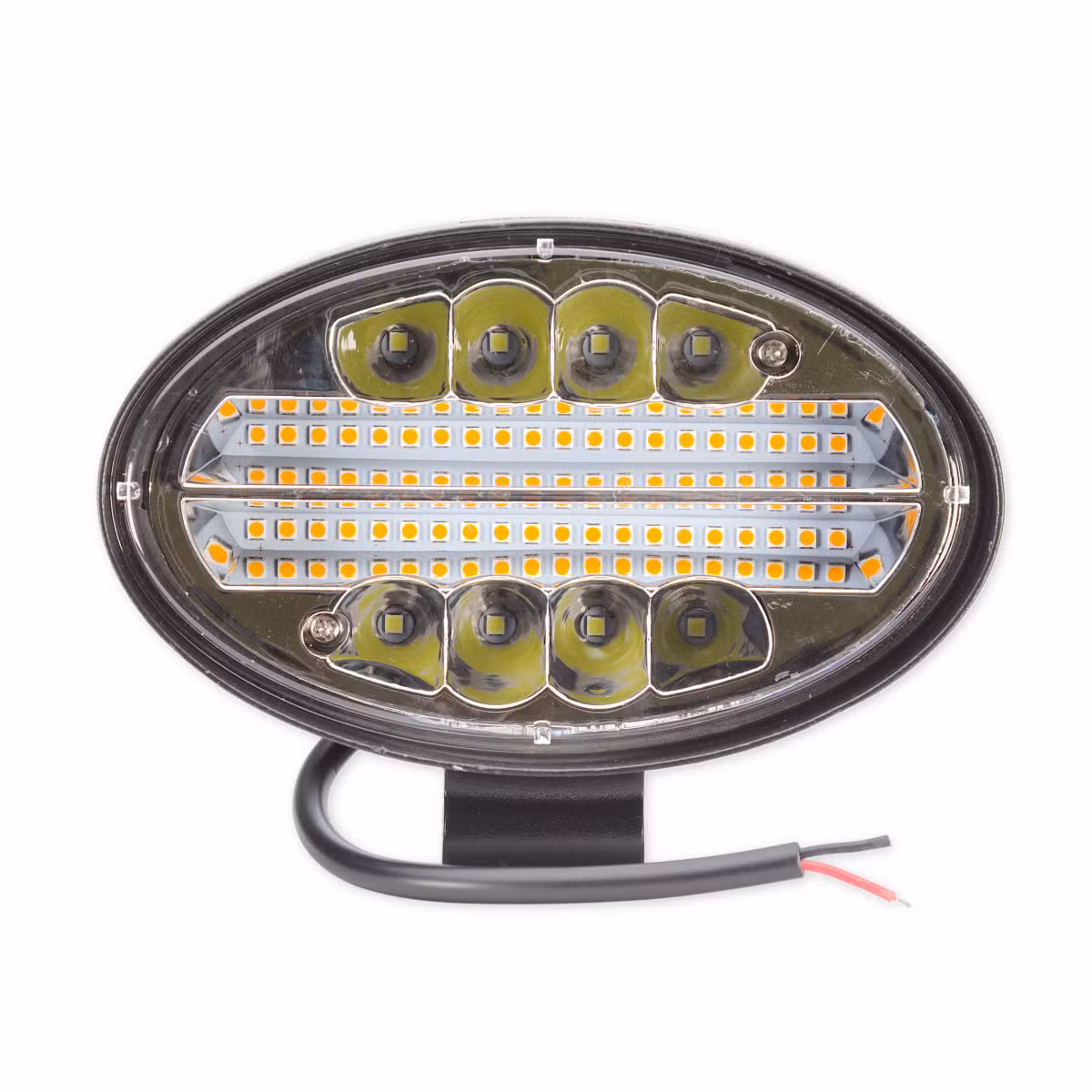 Lampa robocza 48 led, 24 W, 2880 LM, owalna 140x85x55 mm