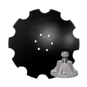 Fogazott tárcsa 560 mm x 4 mm, 6 lyuk, Z-10, szénacél + karbantartásmentes tengelycsap ODL002