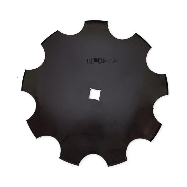 Talerz do talerzówki 460 mm x 3,5 mm, uzębiony, kwadrat 30x30, Z-9, stal sprężynowa