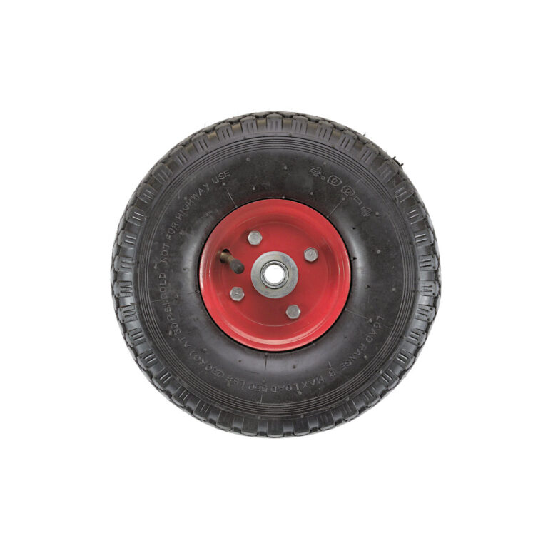 Koło 4.00-4 pneumatyczne uniwersalne do taczki wózka 400x4 2PR na oś 16 mm