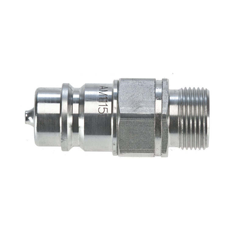 Szybkozłącze hydrauliczne wtyczka EURO ISO gwint M18x1,5 AM1115L