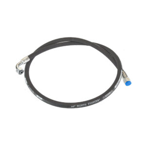 Wąż hydrauliczny 2SN 1/2 DIN 853 długość 2m z kolankiem gwinty M22x1,5