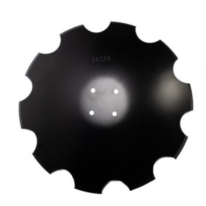 Toothed disc 560 mm x 6 mm, 4 holes, Z-10, boron steel, hardfaced