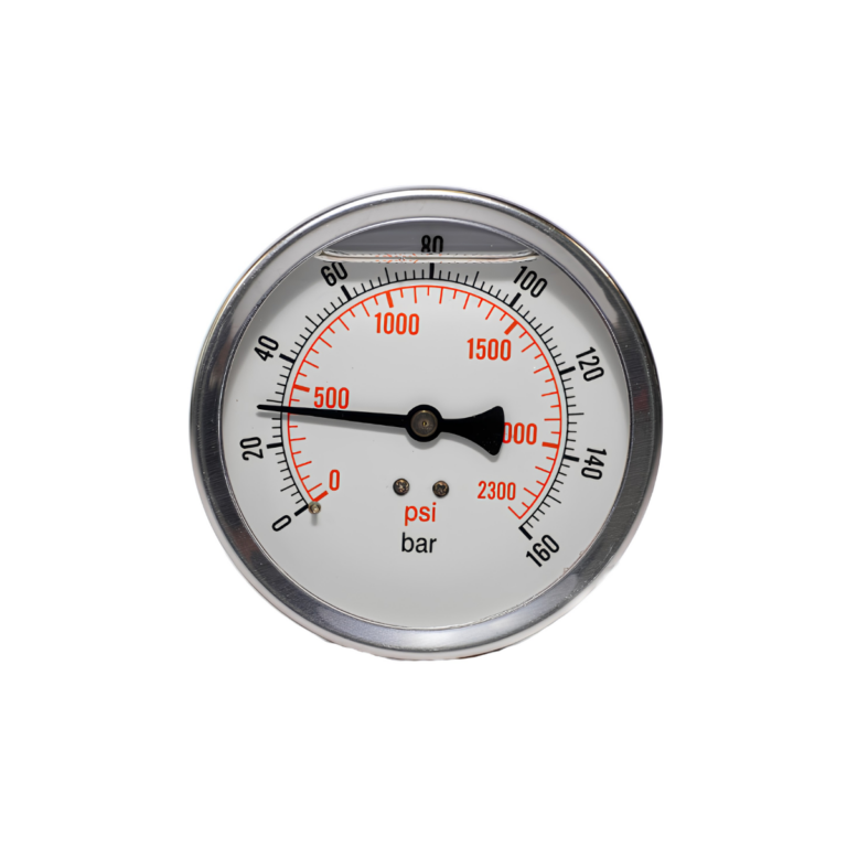 Wet pressure gauge fi 100 G1/2" Rear 0-160 Bar