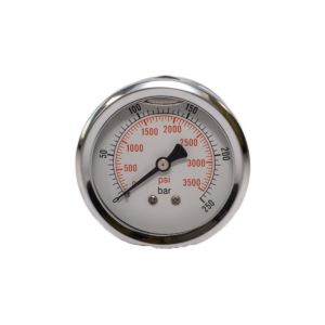 Wet pressure gauge fi 63 G1/4" Rear 0-250 Bar