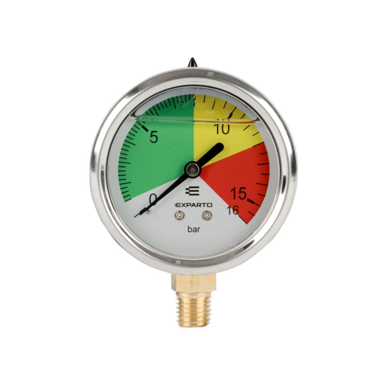 Wet pressure gauge fi 63 M12x1.5 DOWN 0-16 Bar