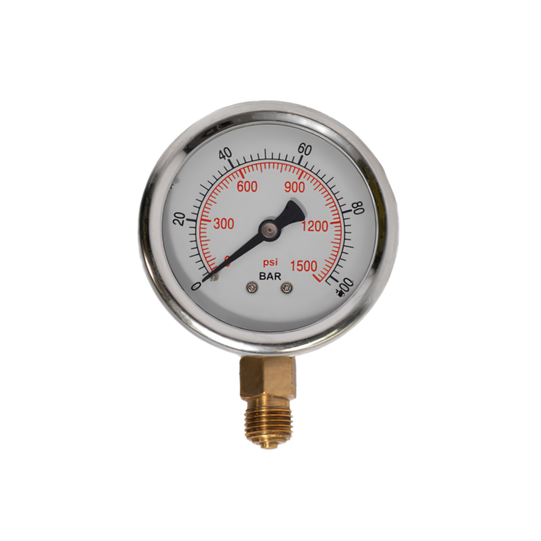 Wet pressure gauge fi 63 G1/4'' DOWN 0-100 Bar