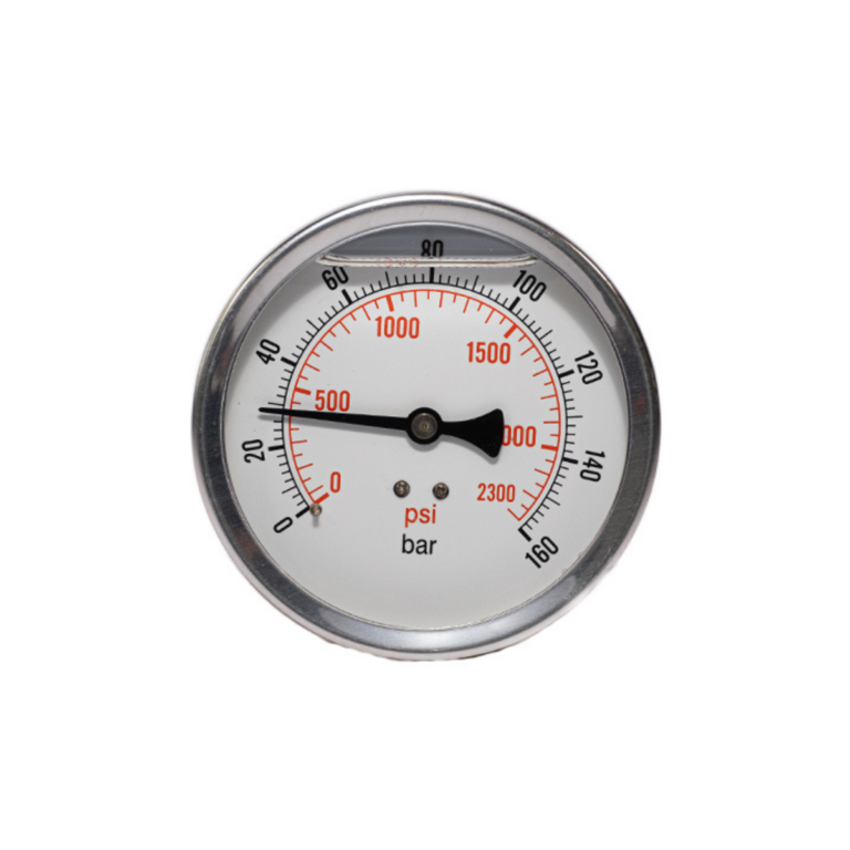 Wet pressure gauge fi 63 G1/4'' Rear 0-160 Bar